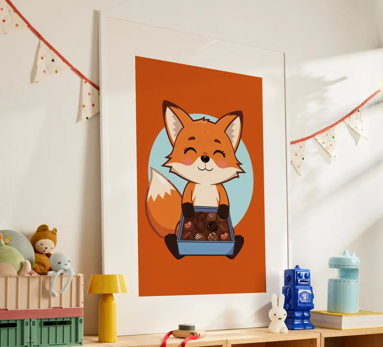 Foxy Leckereien Poster von DesignDoodle