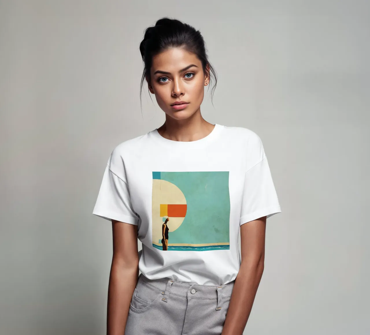 Piscina di metà secolo t-shirt da Rita
