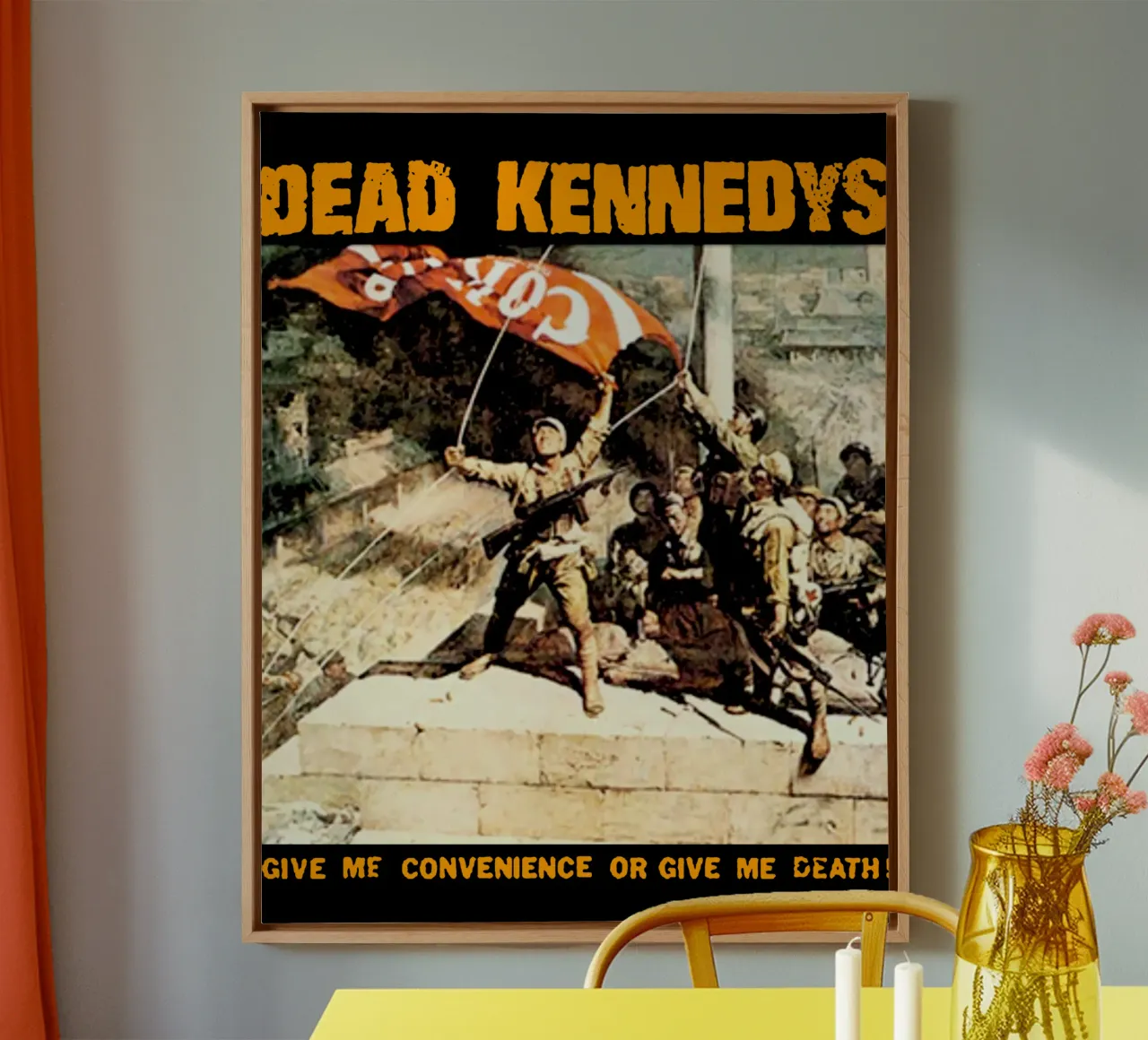 Tote Kennedys Kunst Leinwand mit Schattenfugenrahmen von grass.studio_