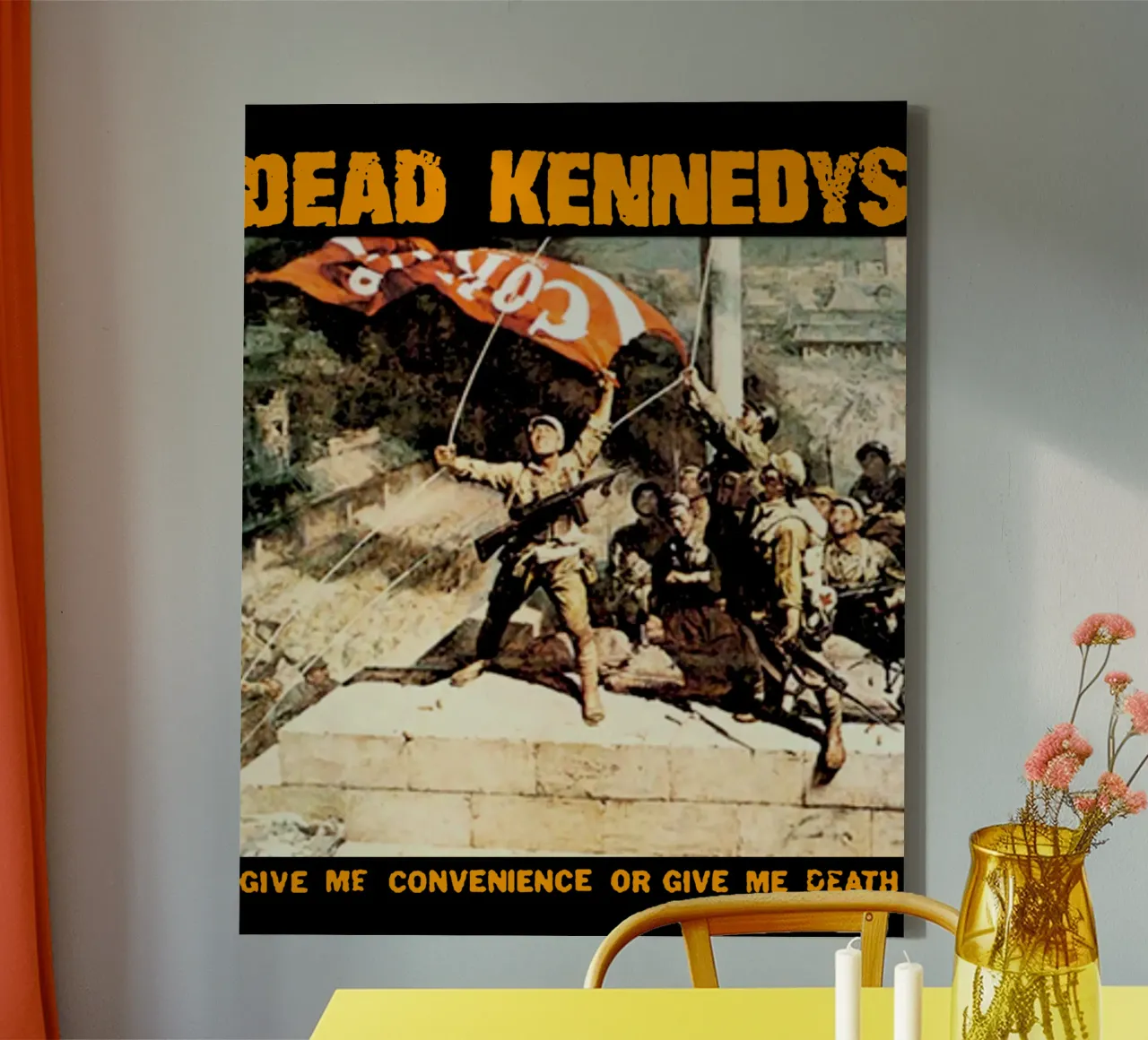 Tote Kennedys Kunst Leinwand mit Schattenfugenrahmen von grass.studio_