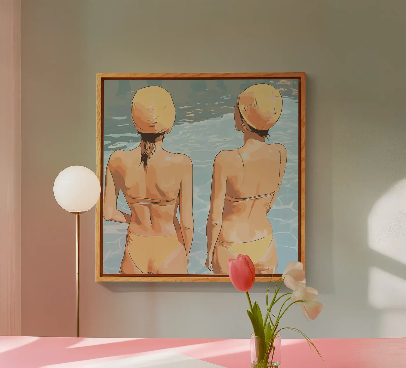 Olga and Clara plexiglas de Rita