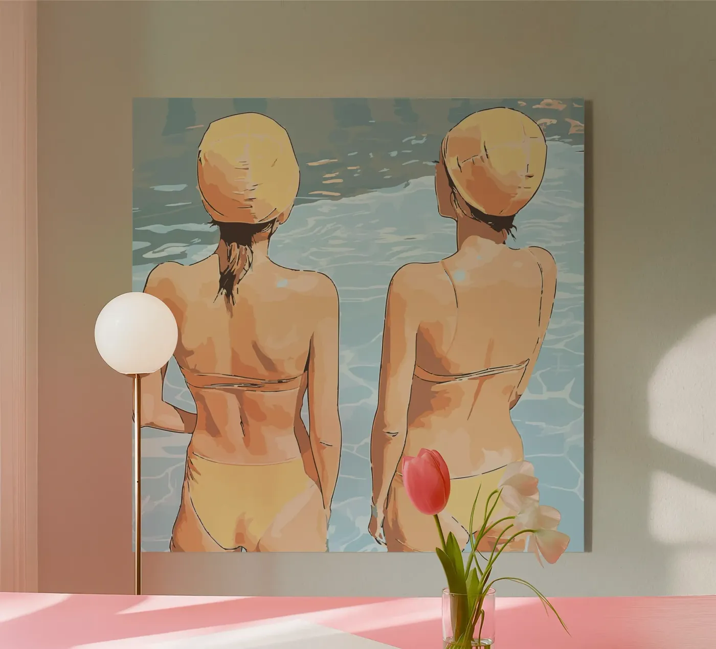 Olga and Clara plexiglas de Rita