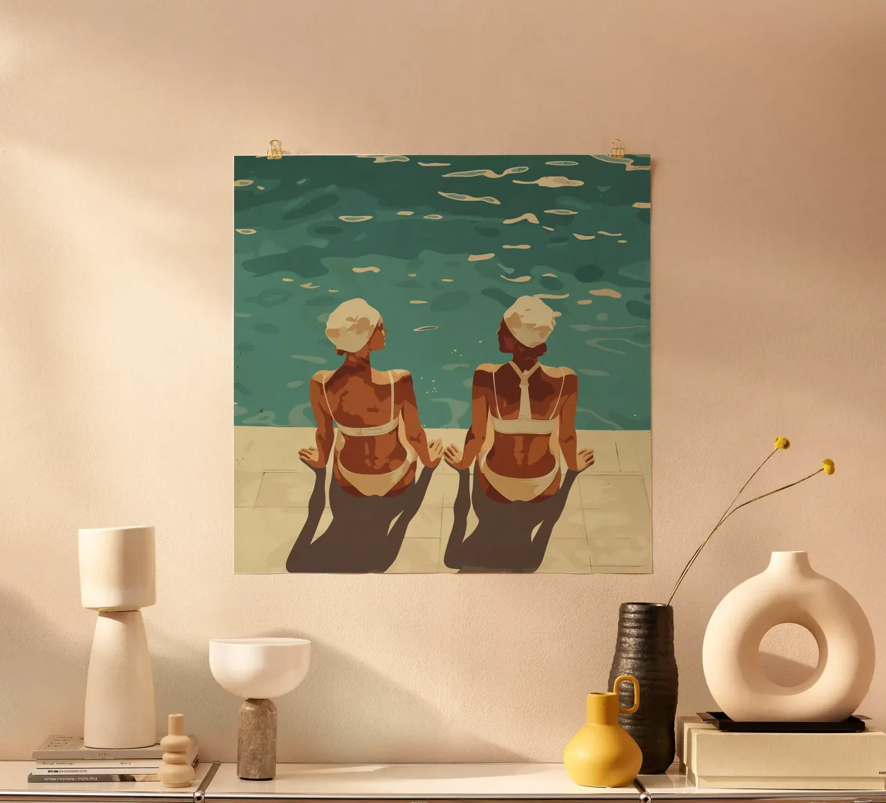 Donne in piscina poster da Rita