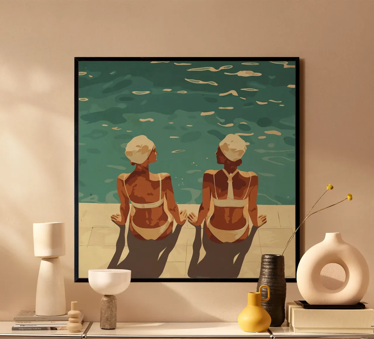 Donne in piscina poster da Rita