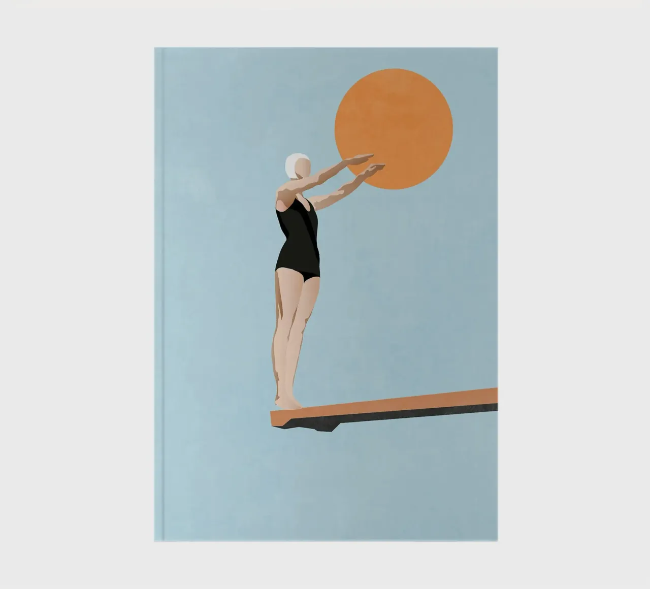 Ready to back dive notebook by Rita