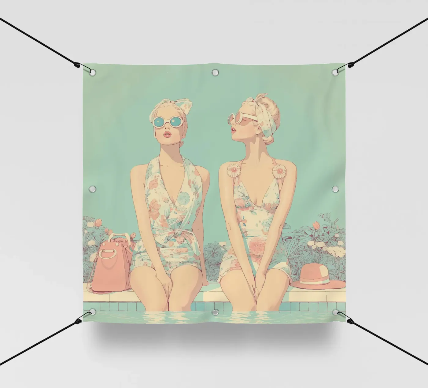 Rinfrescante telo in pvc da Rita