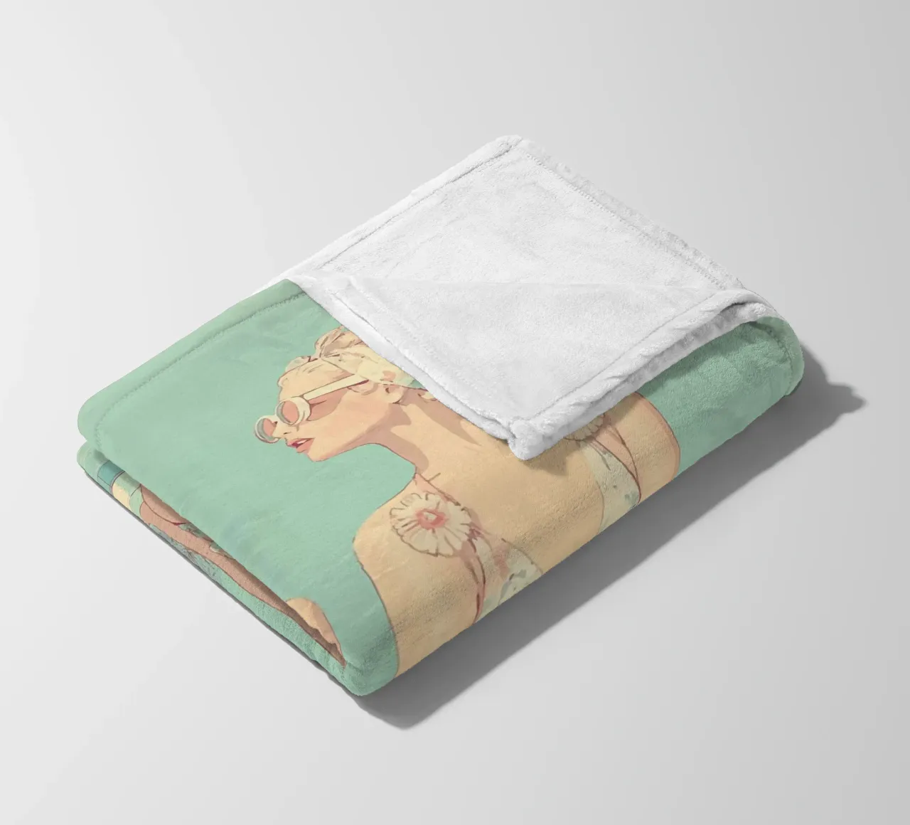 Refreshing fleece blanket by Rita