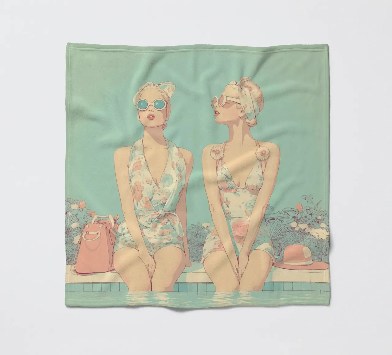 Refreshing fleece blanket by Rita