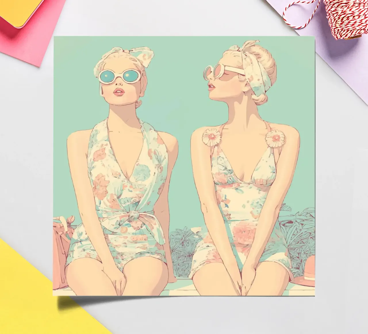 Refreshing sticker sheet by Rita