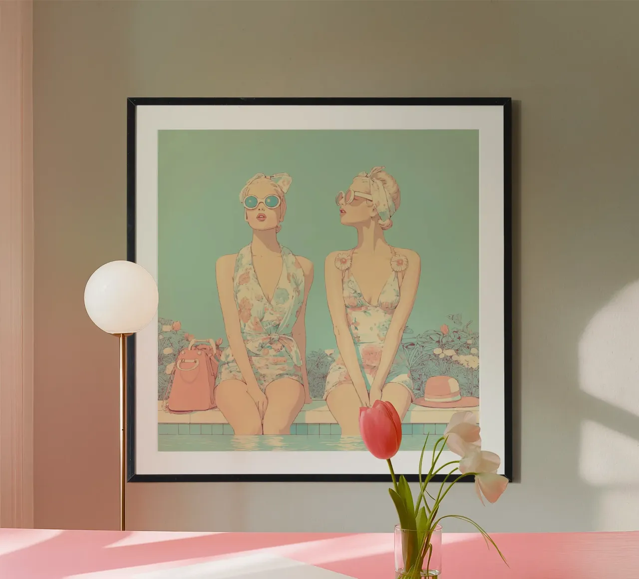 Rinfrescante poster con telaio in alluminio da Rita