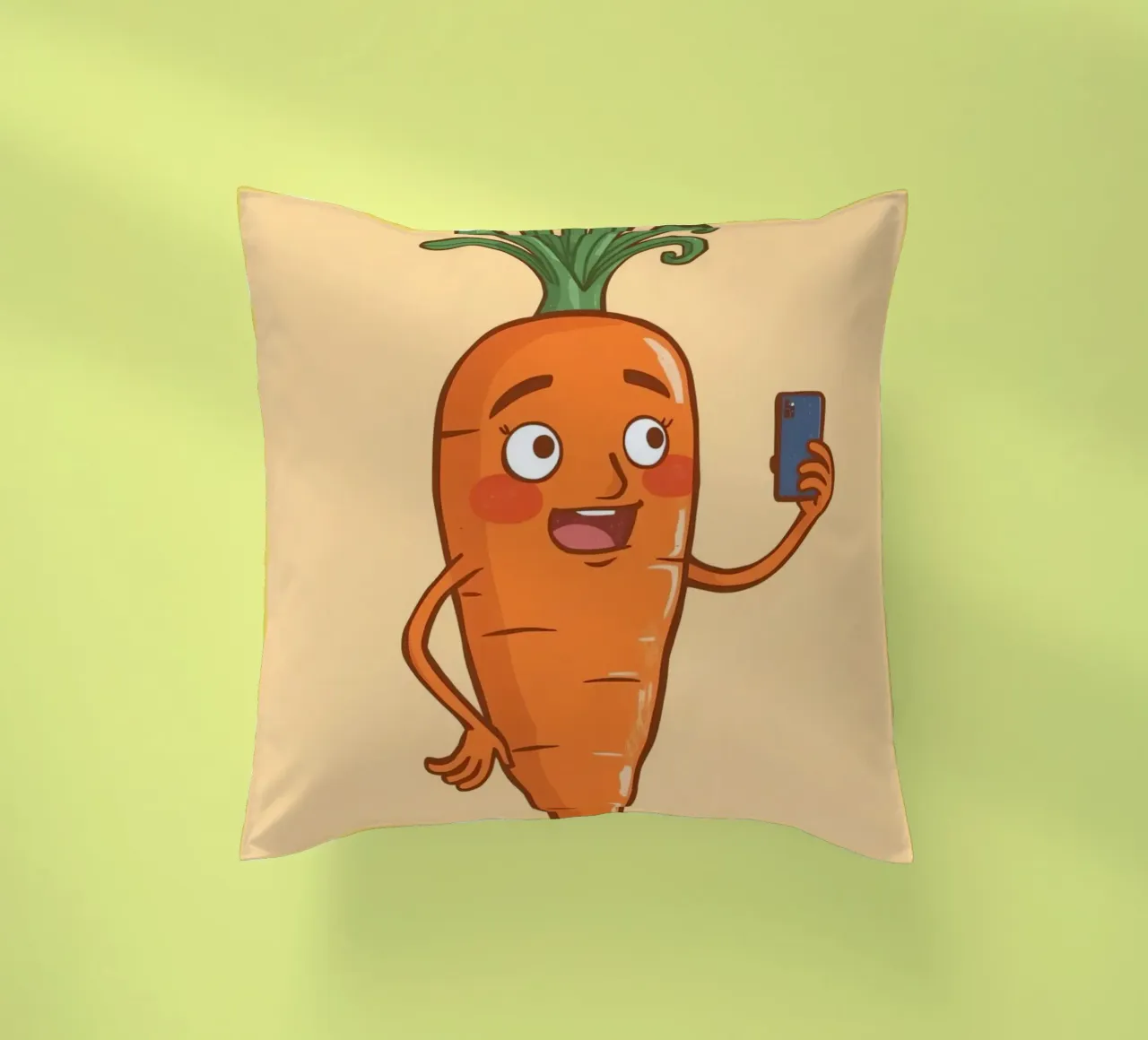 Carota Insta cuscino da DesignDoodle