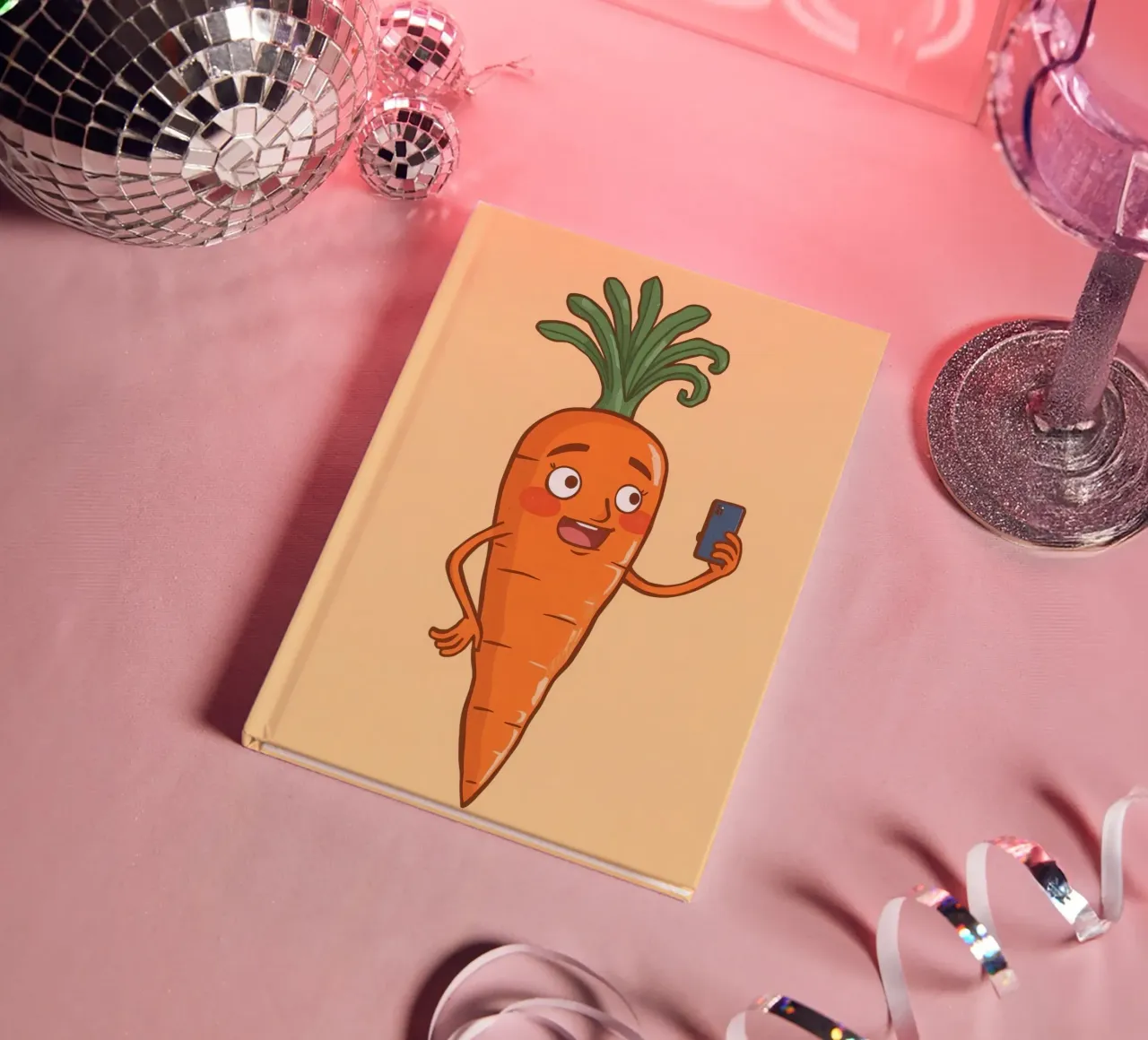 Insta Carrot notebook by DesignDoodle