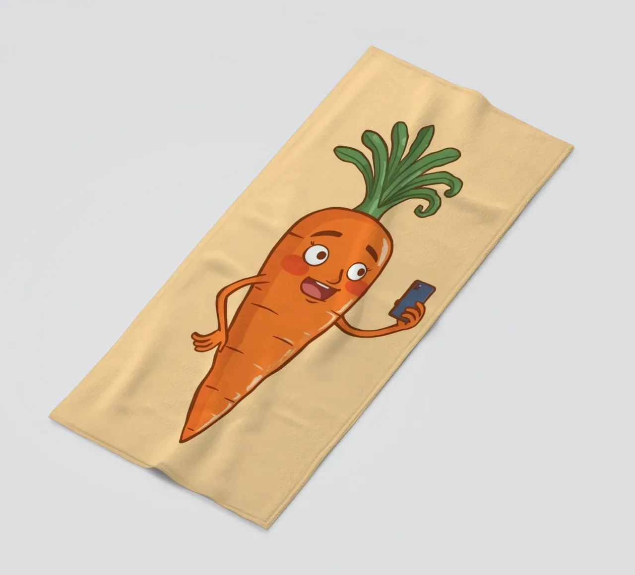 Carota Insta telo mare da DesignDoodle