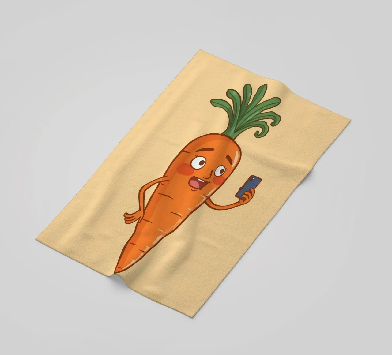 Carota Insta telo mare da DesignDoodle
