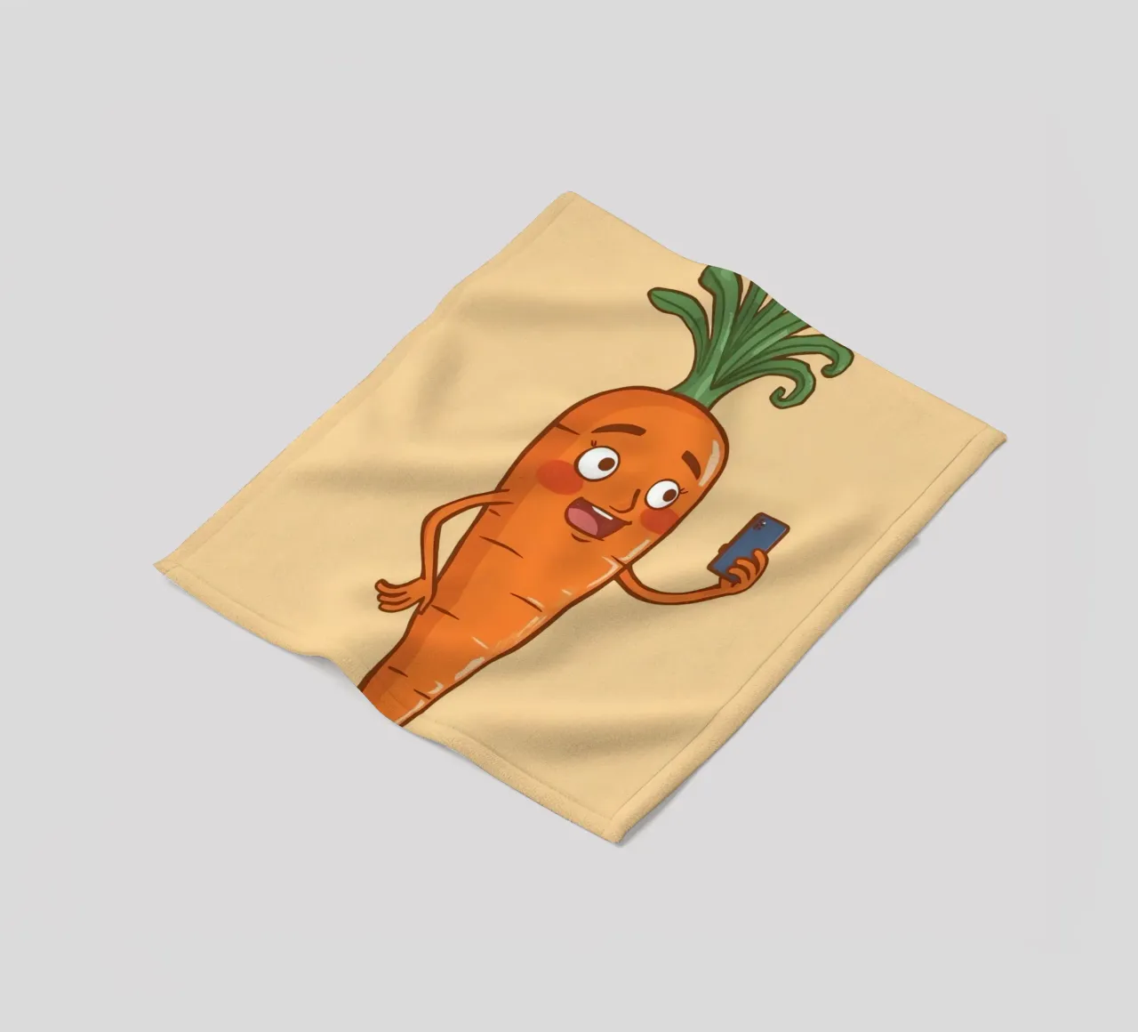 Carota Insta coperta in pile da DesignDoodle