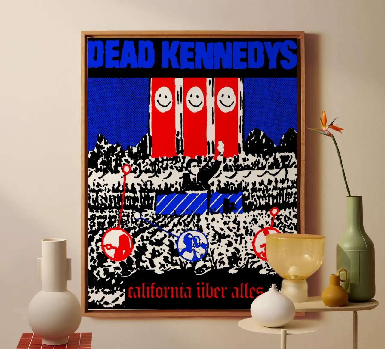 Dead Kennedys indle band tela con Cornice a cassetta da grass.studio_