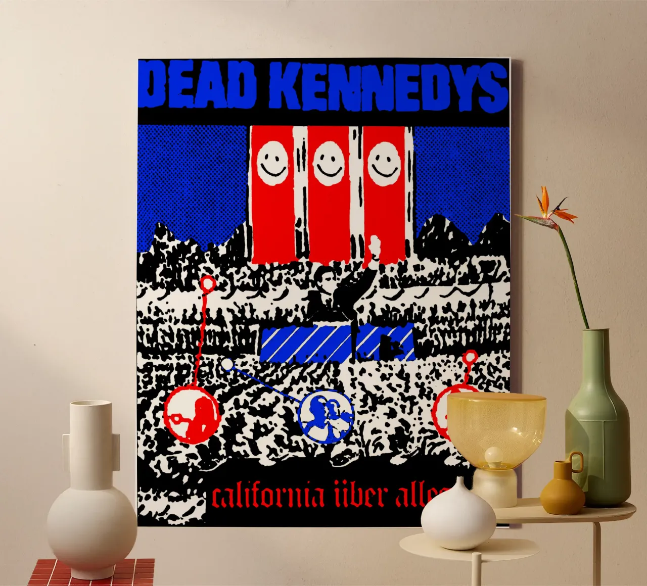 Dead Kennedys indle band tela con Cornice a cassetta da grass.studio_
