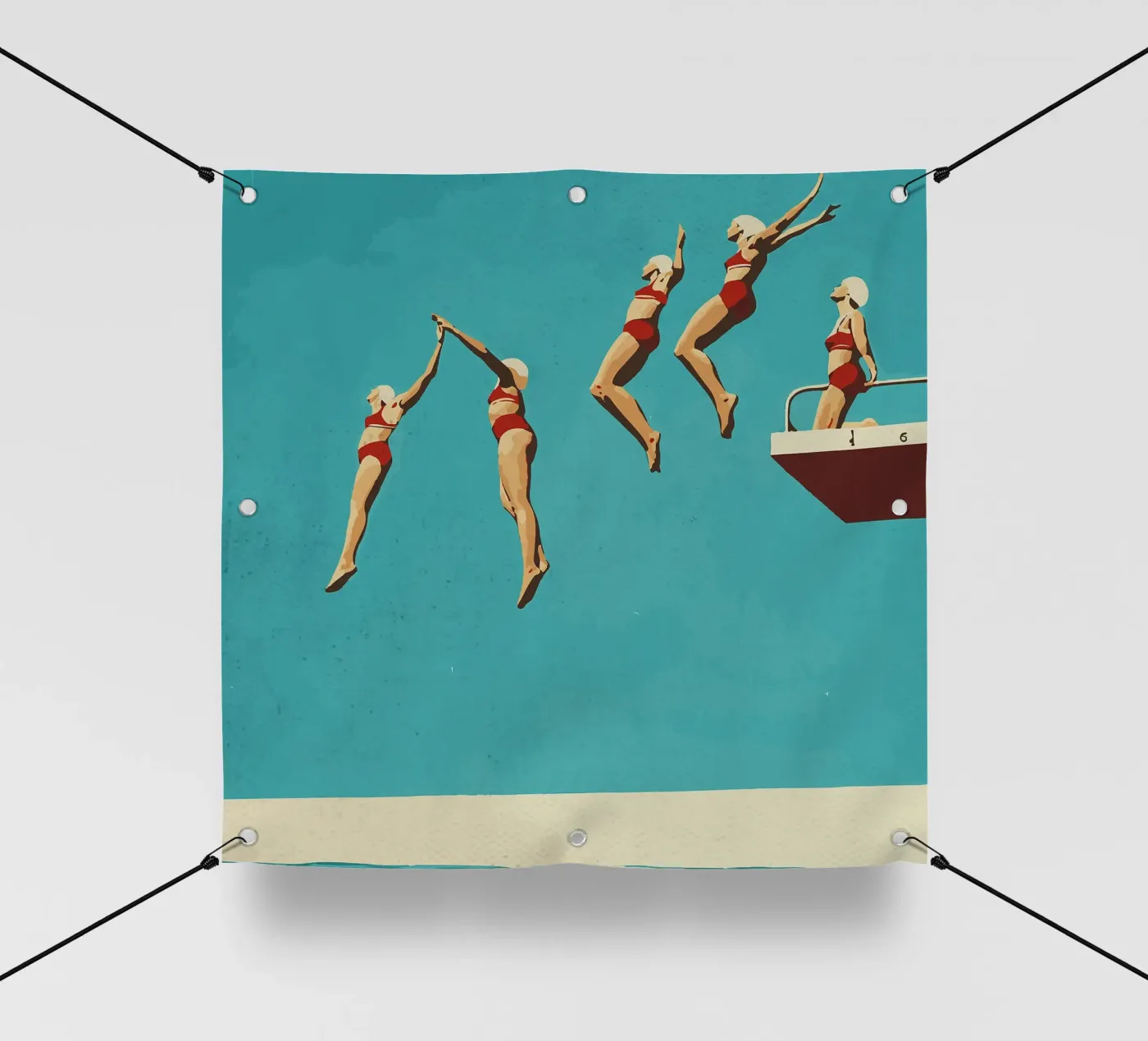 Sequential dive pvc cover by Rita