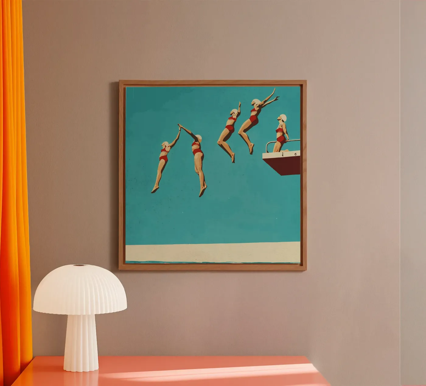 Sequentiële duik aluminium-dibond van Rita