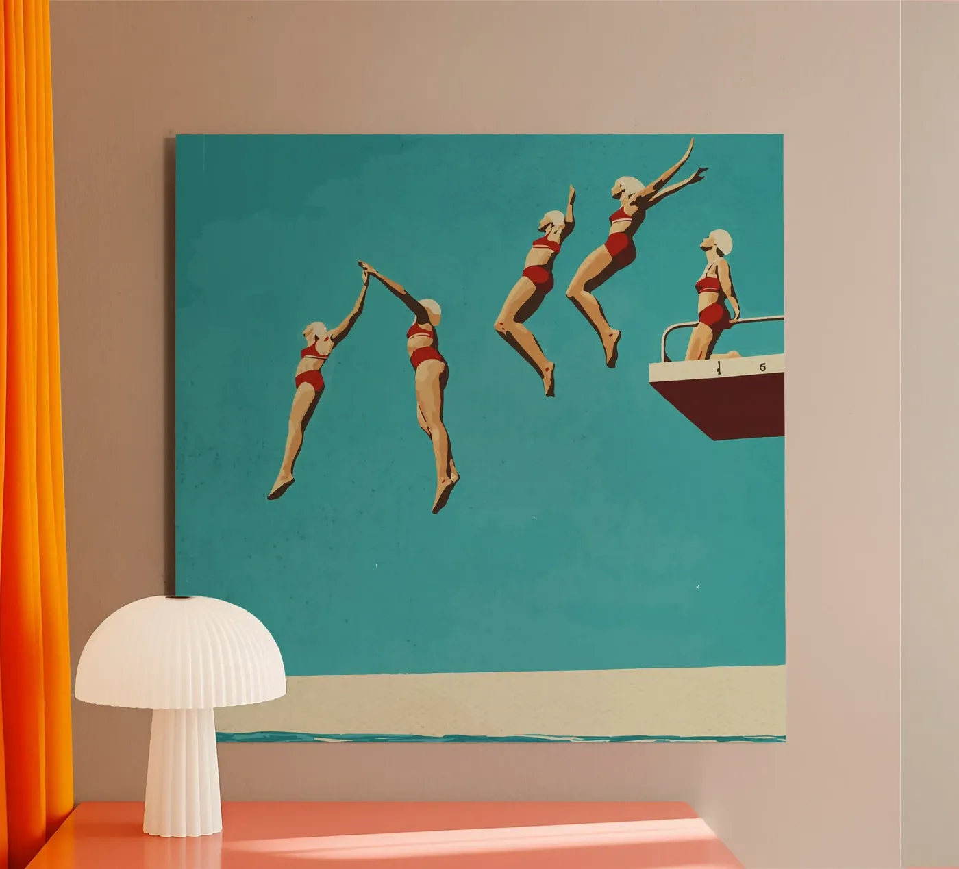 Sequentiële duik aluminium-dibond van Rita