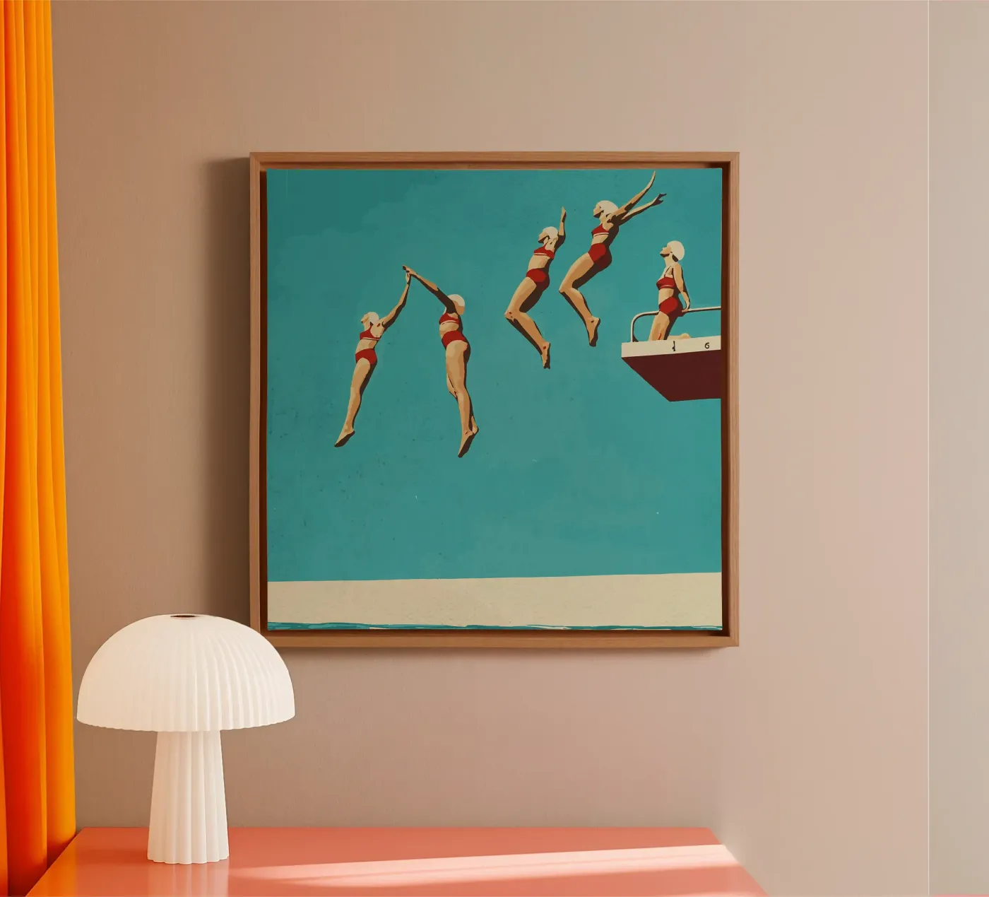 Sequential dive toile de Rita