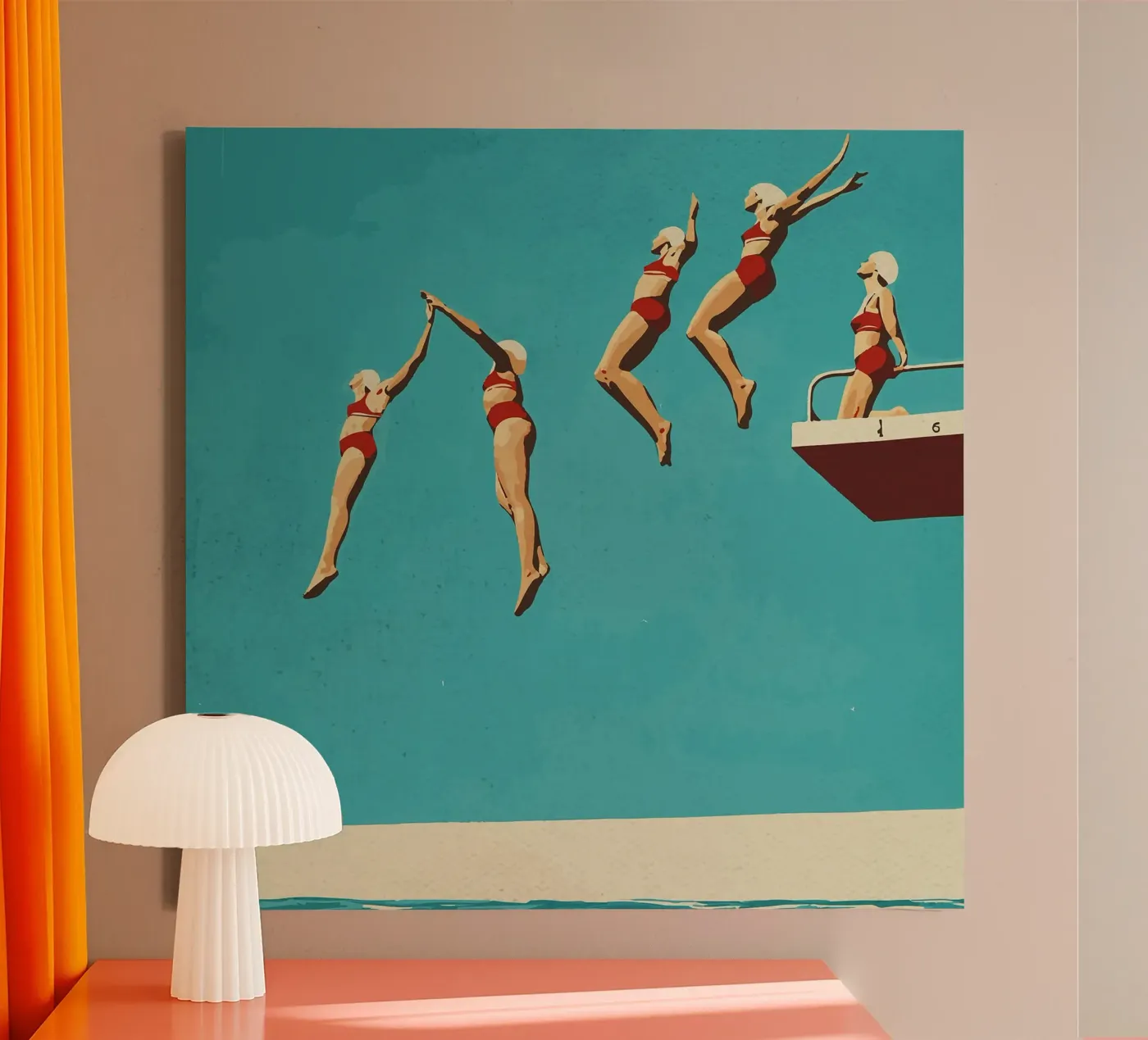 Sequential dive toile de Rita