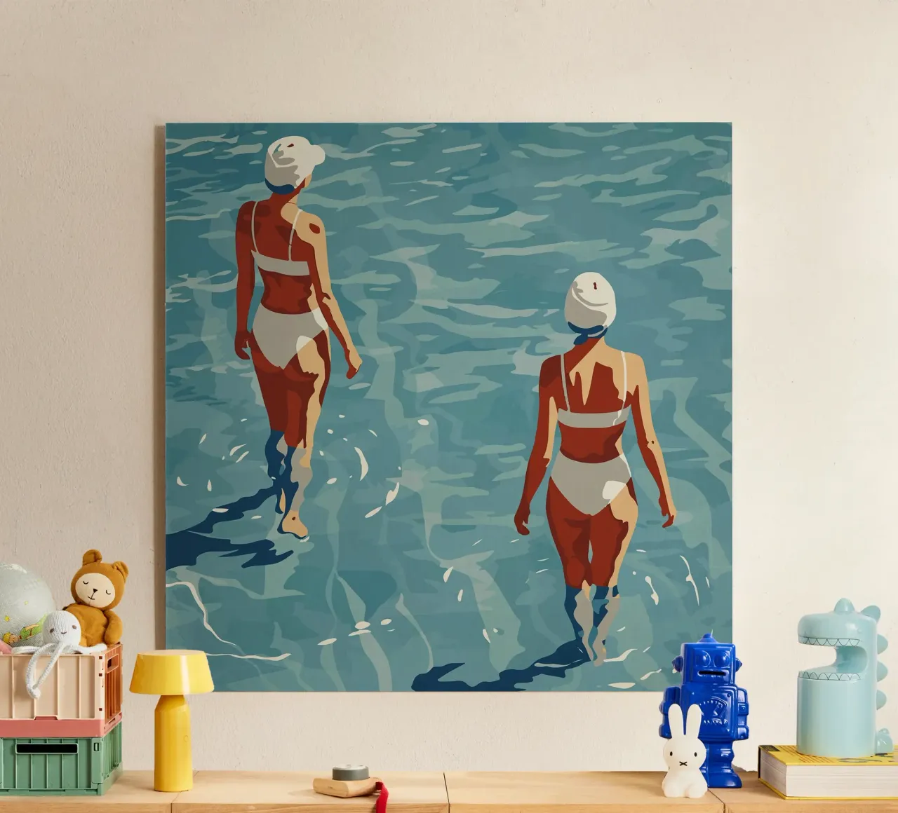 Zussen acryl van Rita