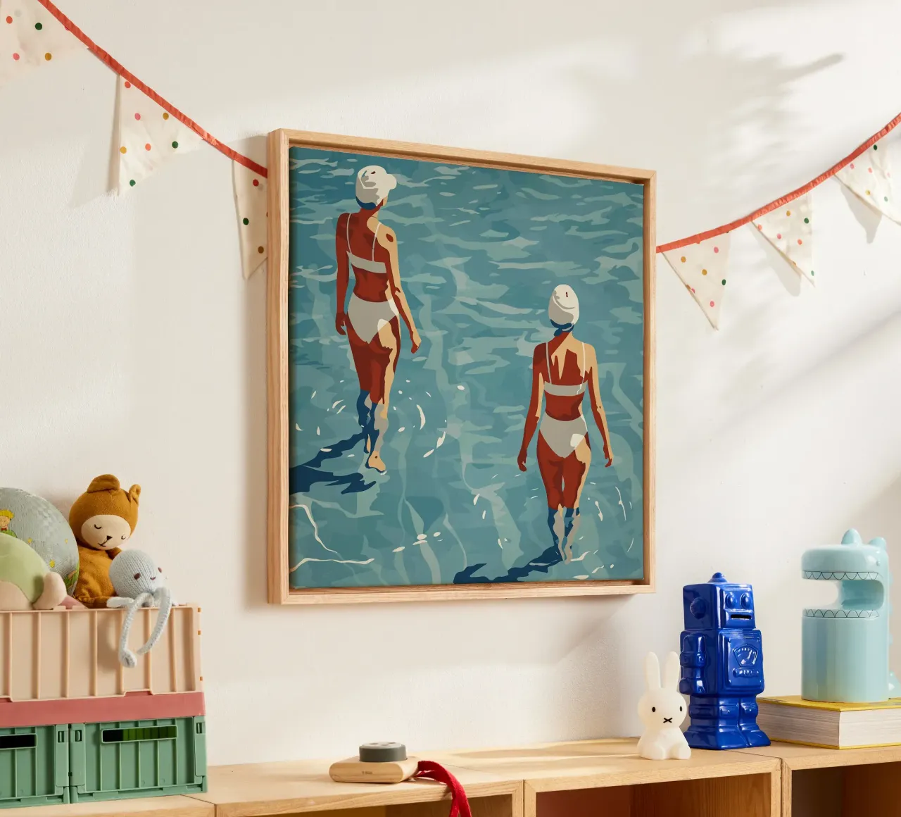 Sisters canvas by Rita