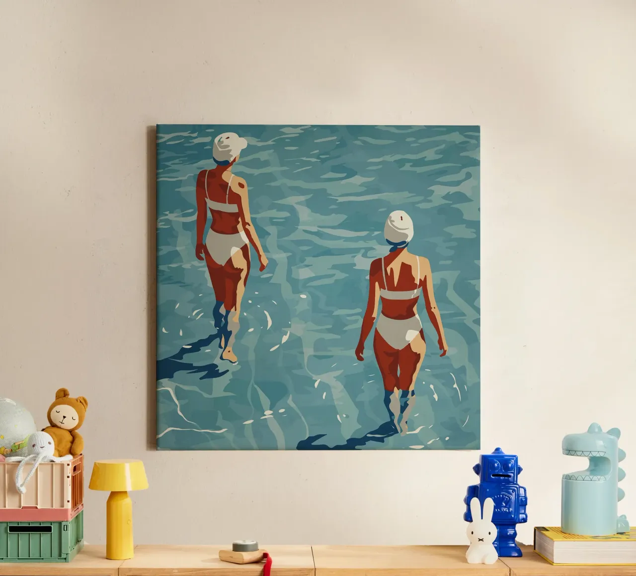 Sisters canvas by Rita