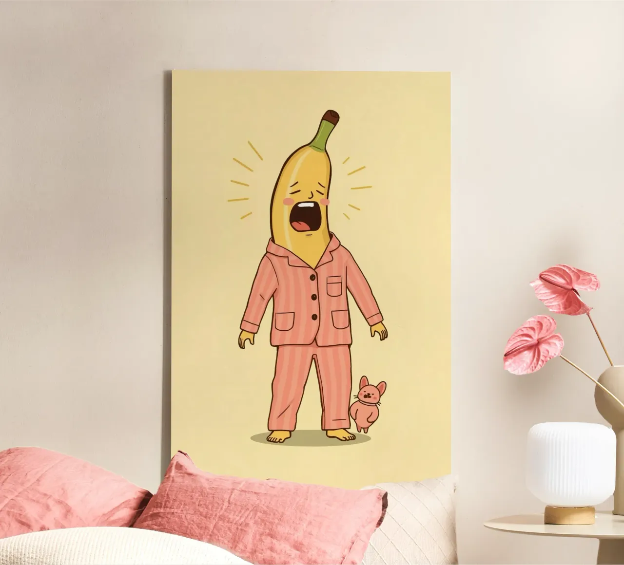 Pajama-na tela con Cornice a cassetta da DesignDoodle