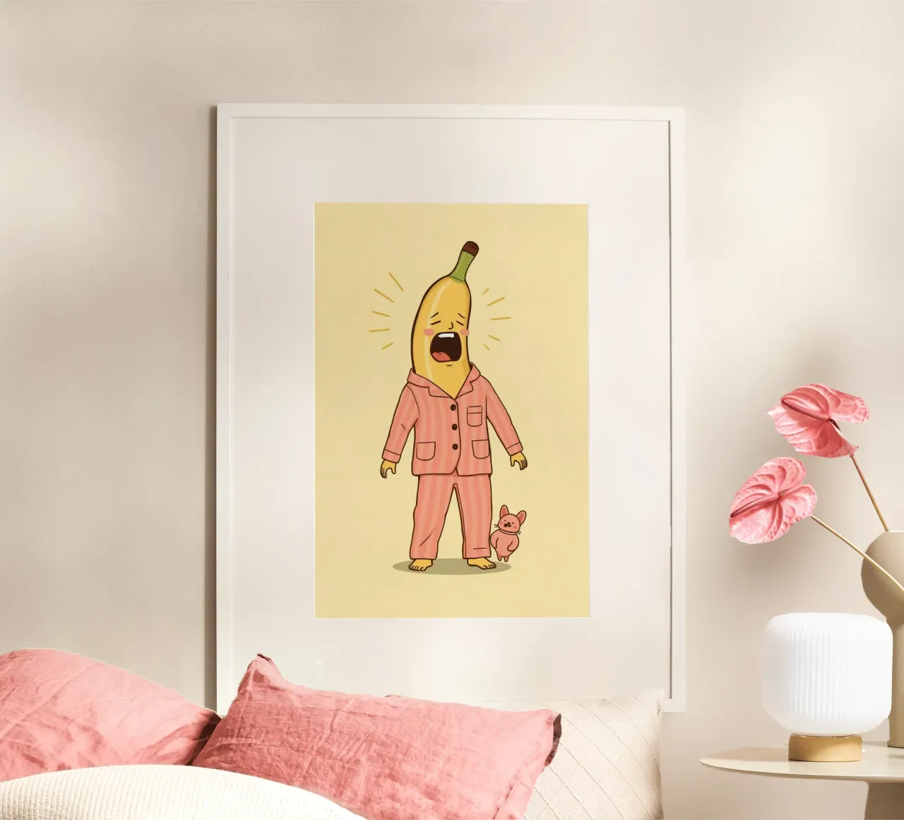 Pajama-na poster con telaio in plastica da DesignDoodle