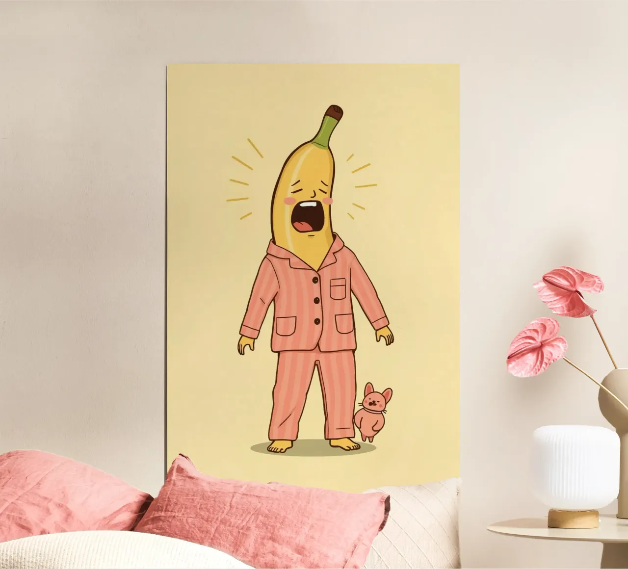 Pajama-na poster con telaio in plastica da DesignDoodle