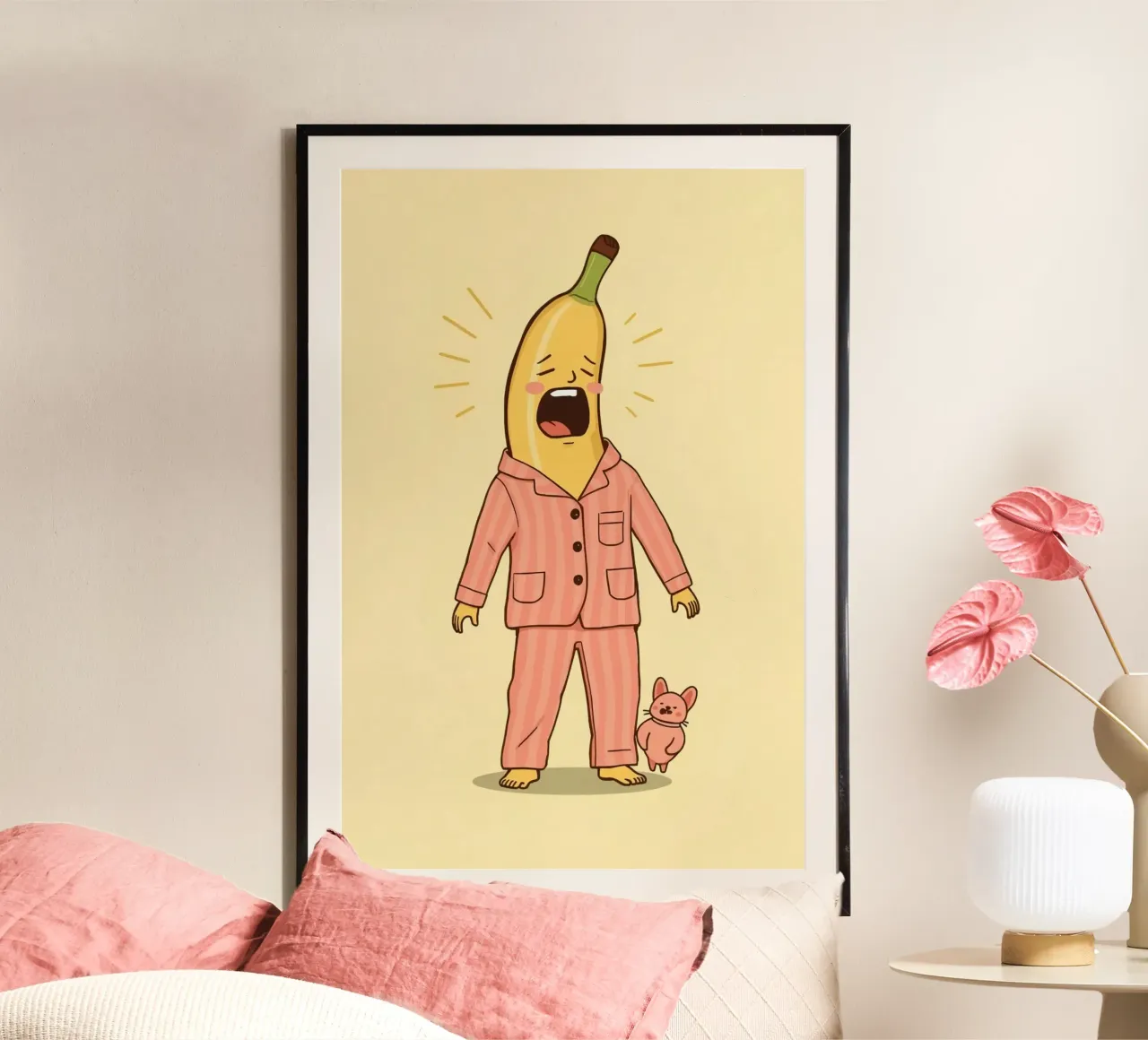 Pajama-na poster con telaio in plastica da DesignDoodle