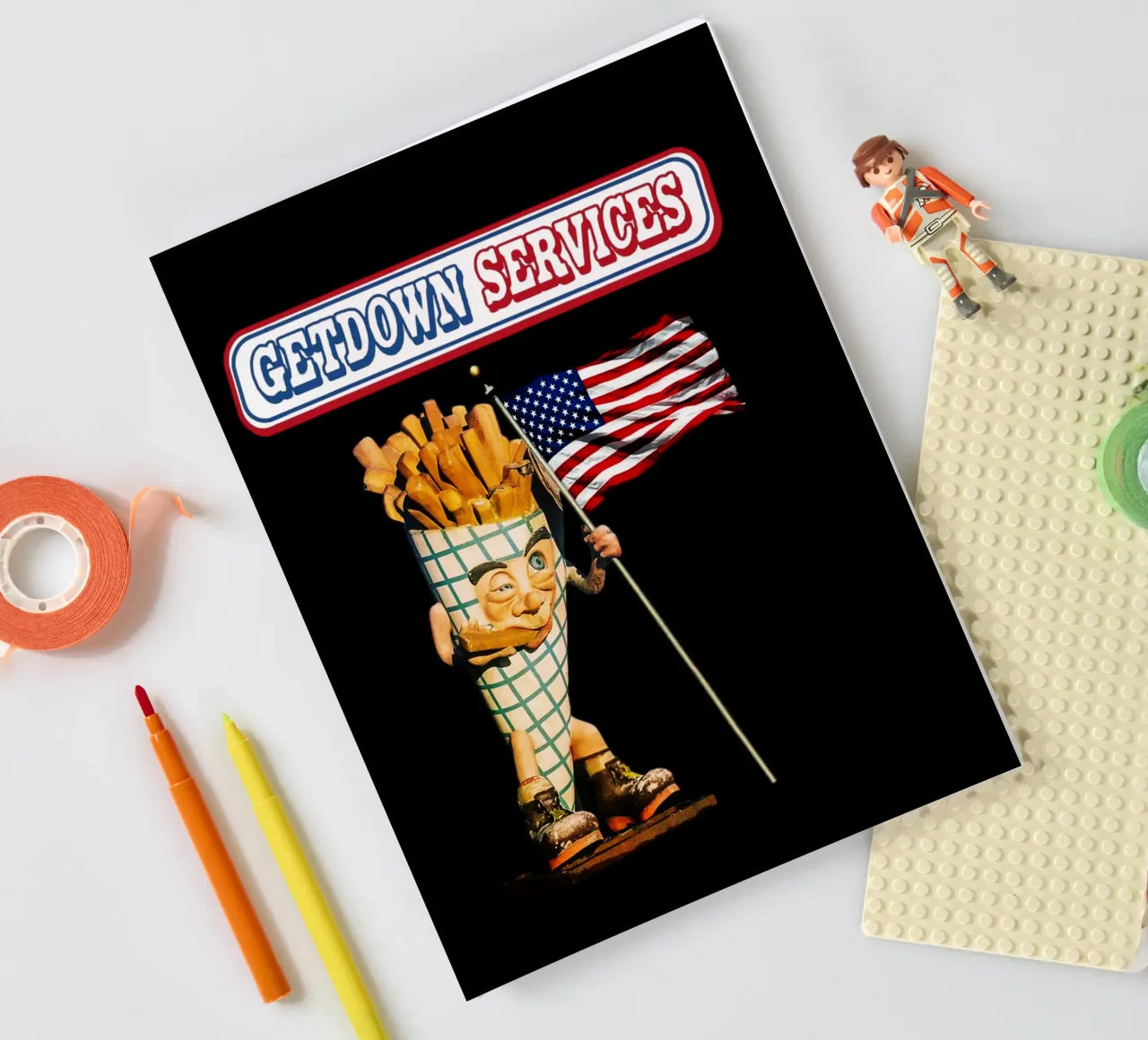 Getdown Service Indle music notebook by igoshdesigns
