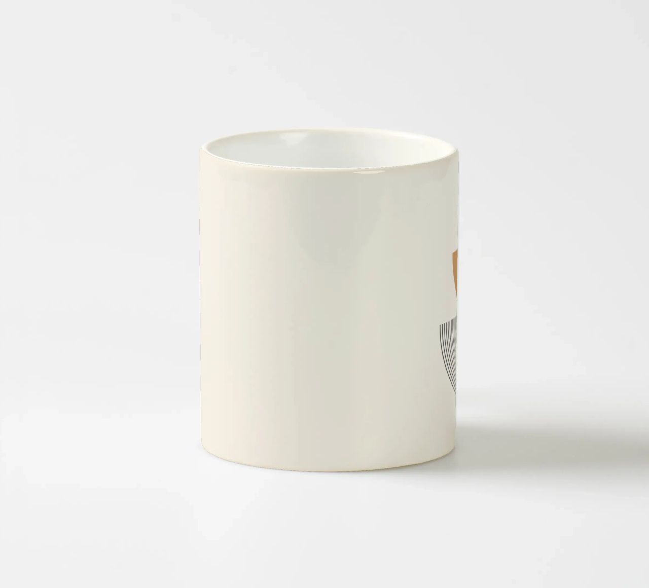 Abstract Boho mid century Pattern 01 ceramic mug by Paigaam Studio