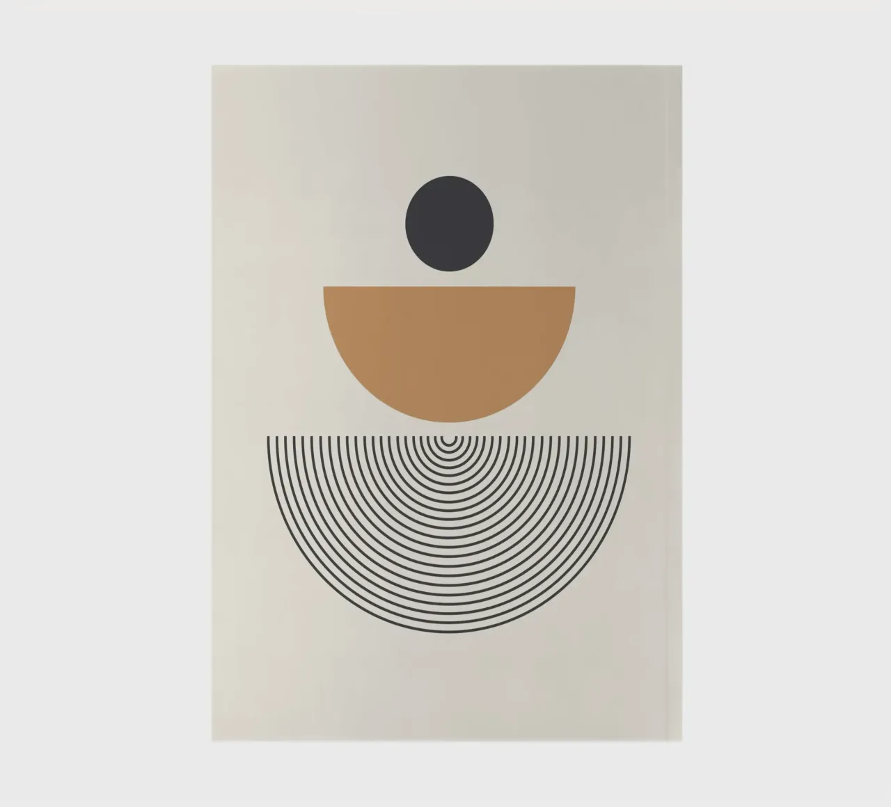 Astratto Boho metà secolo Pattern 01 diario da Paigaam Studio