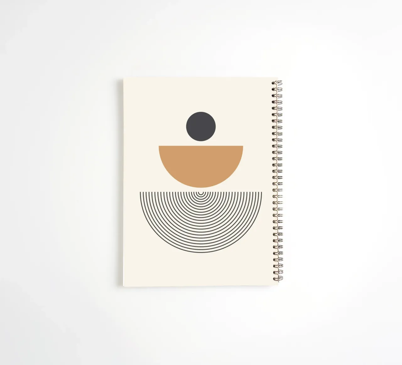 Abstrakt Boho Mitte des Jahrhunderts Muster 01 Ringbuch von Paigaam Studio