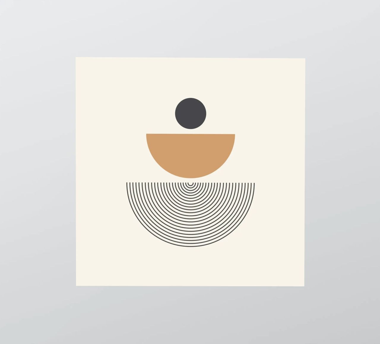 Abstract Boho mid century Pattern 01 sticker by Paigaam Studio
