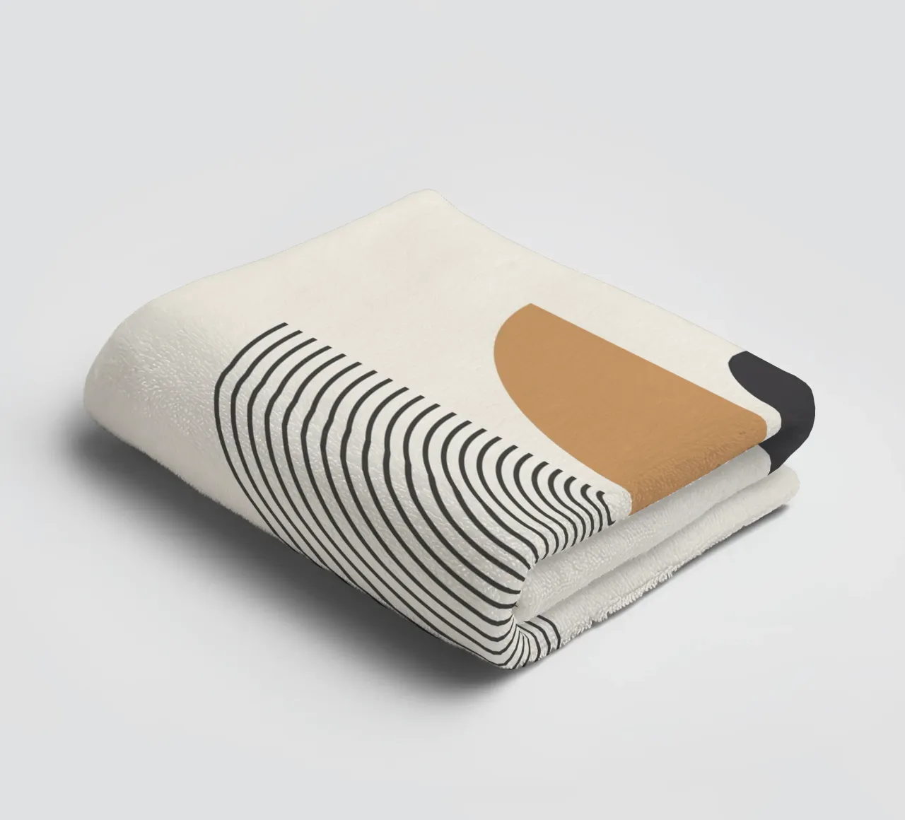 Abstrait Boho mid century Motif 01 serviette de bain de Paigaam Studio