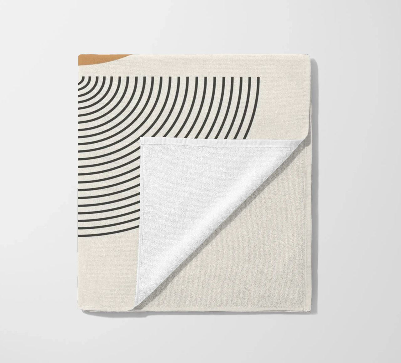 Abstract Boho mid century Pattern 01 beach towel by Paigaam Studio