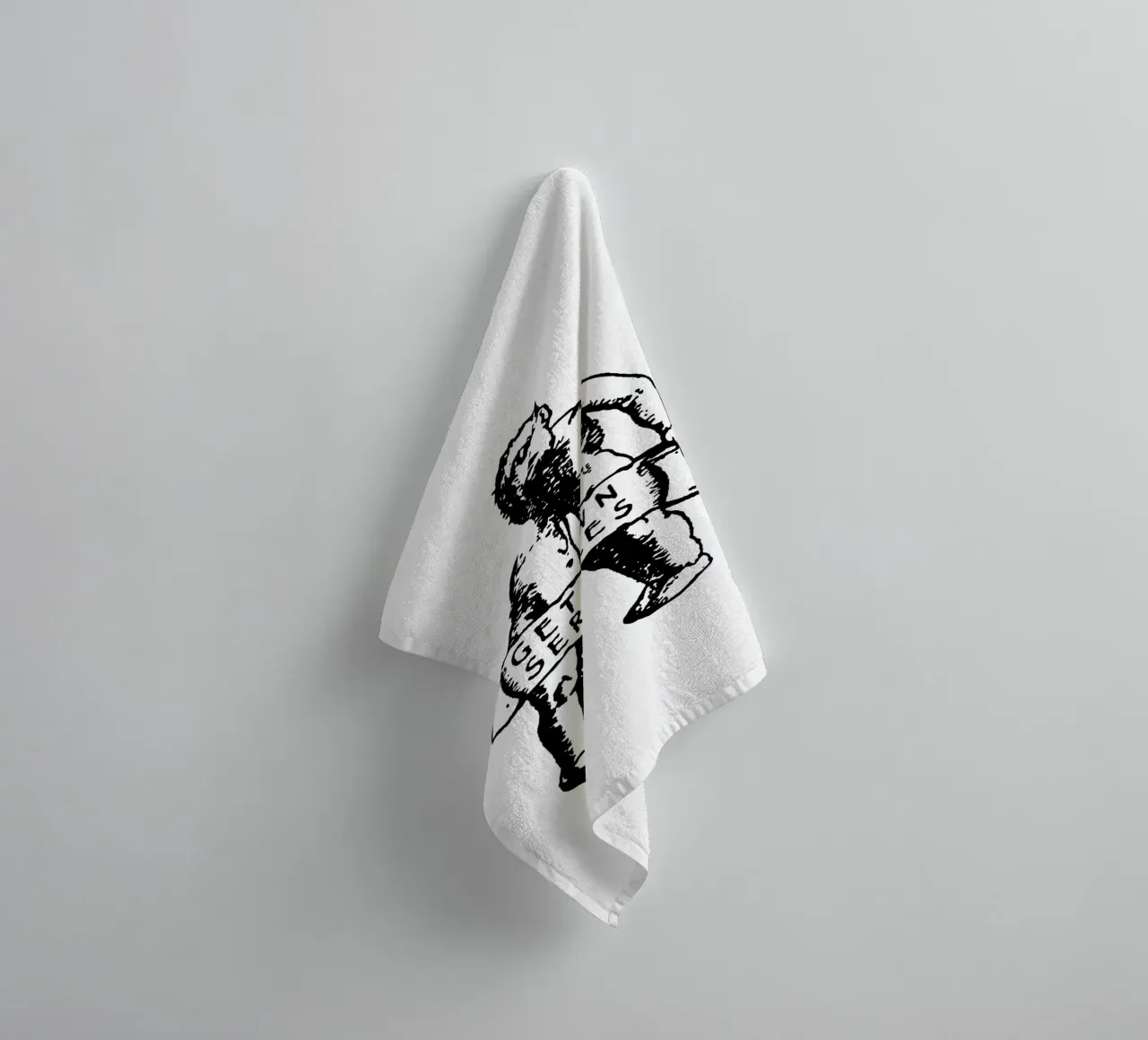 Silhouette Style Getdown Service towel by igoshdesigns