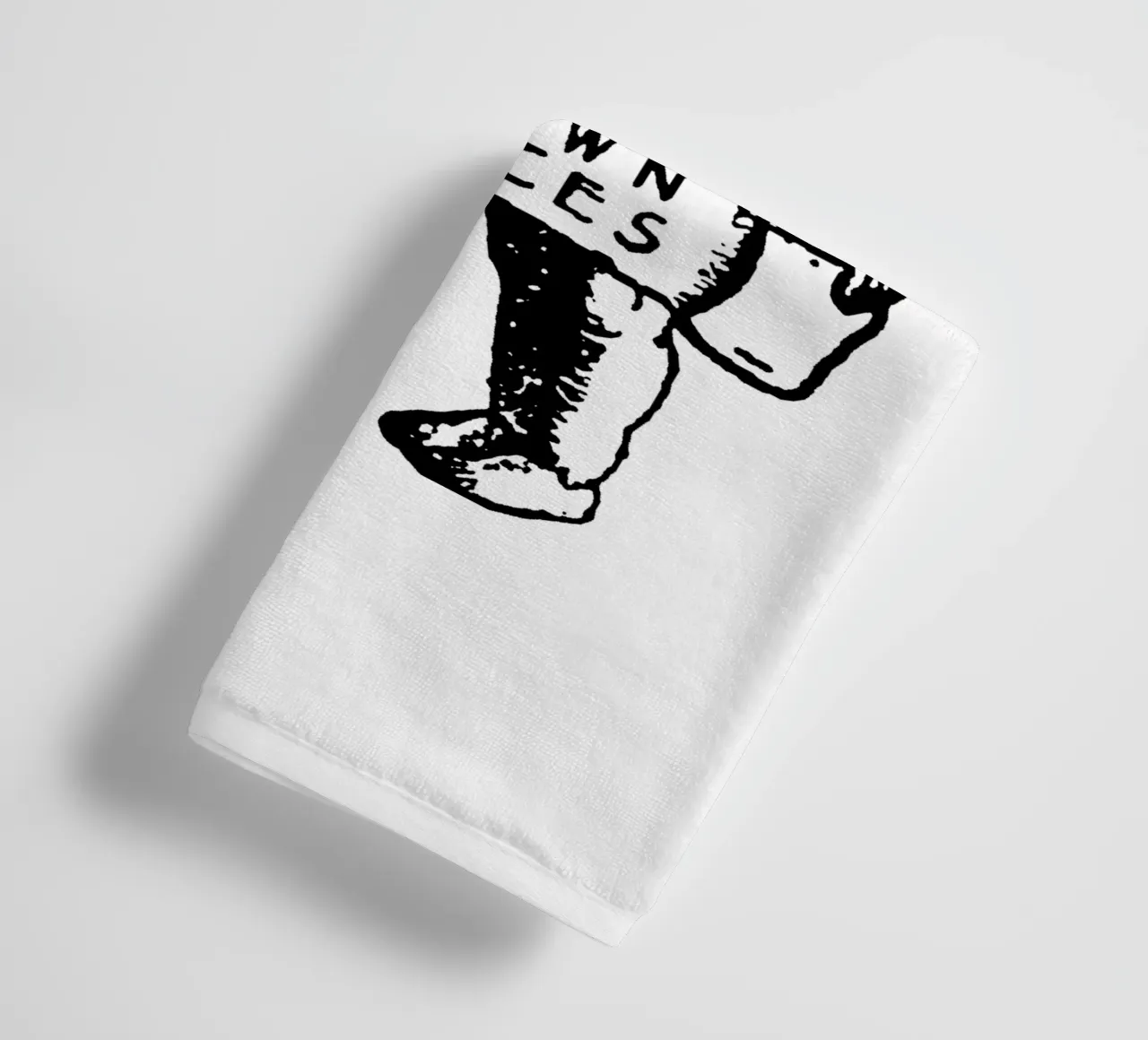 Silhouette Style Getdown Service towel by igoshdesigns