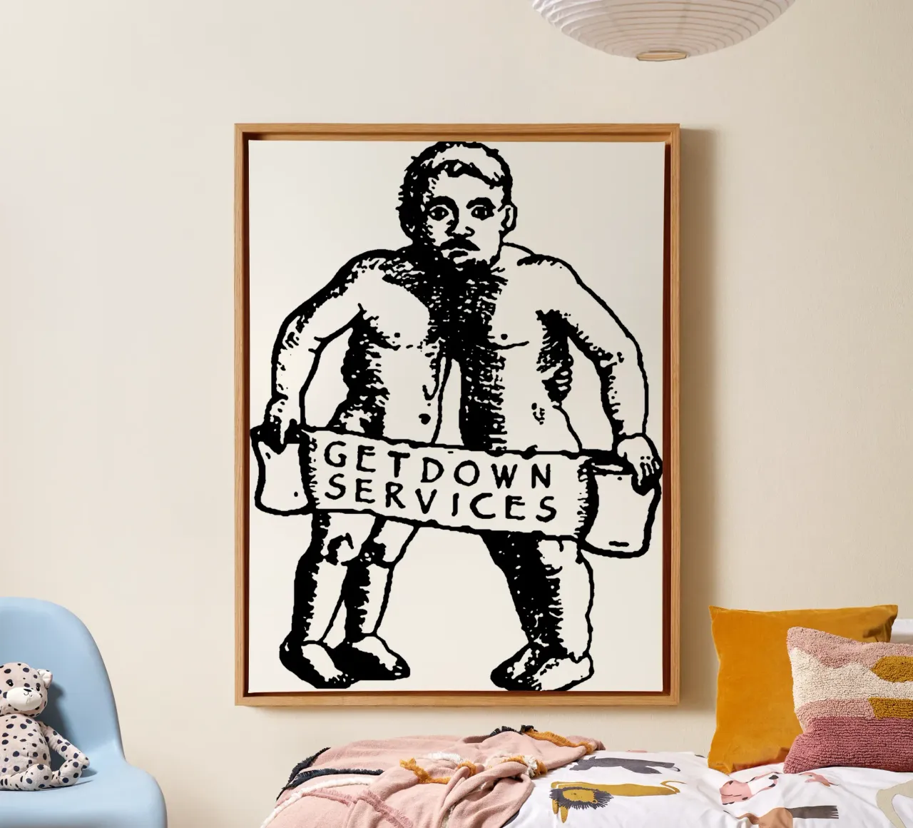 Silhouette Style Getdown Service canvas by igoshdesigns