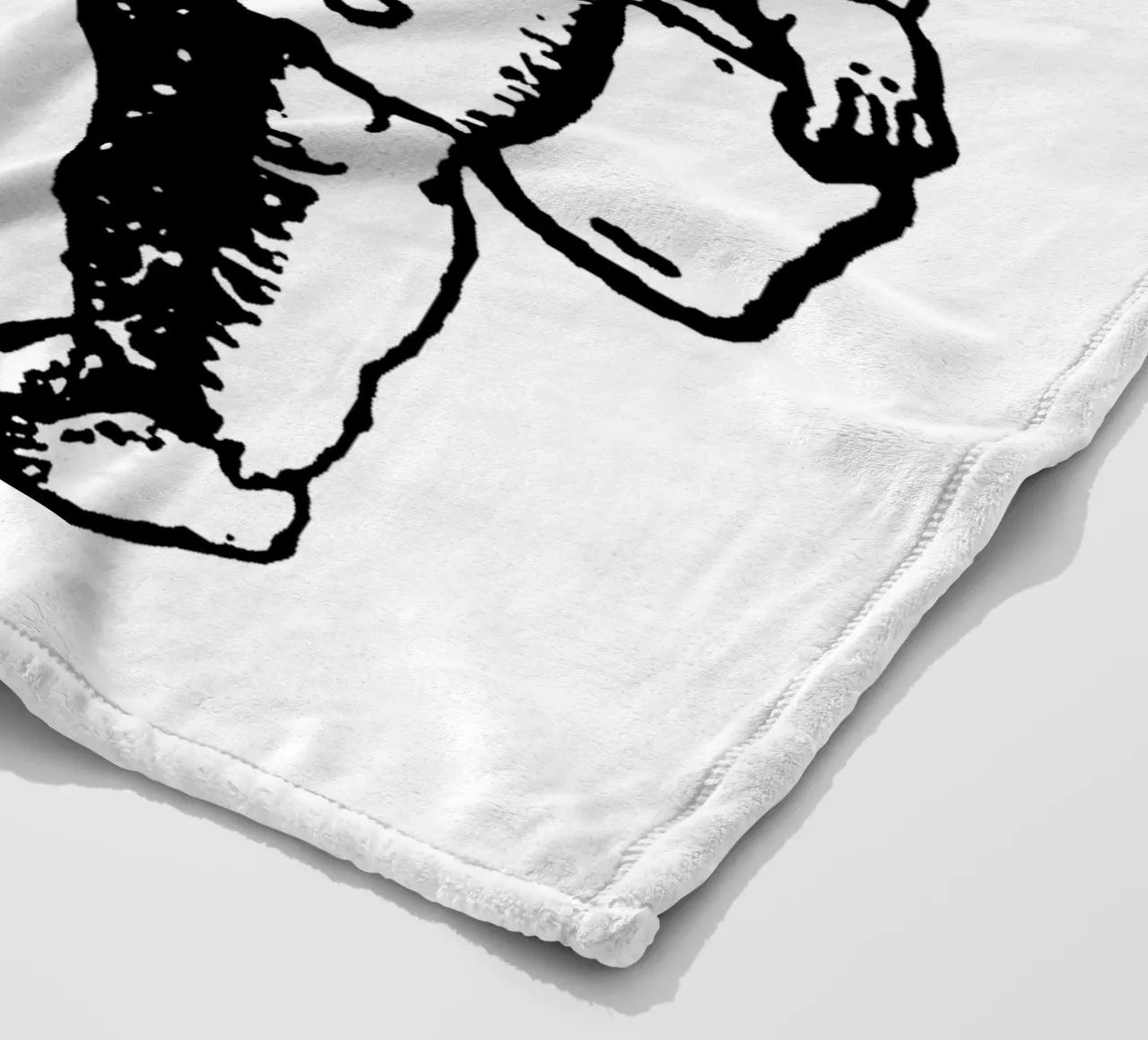 Silhouette Style Getdown Service Fleecedecke von igoshdesigns