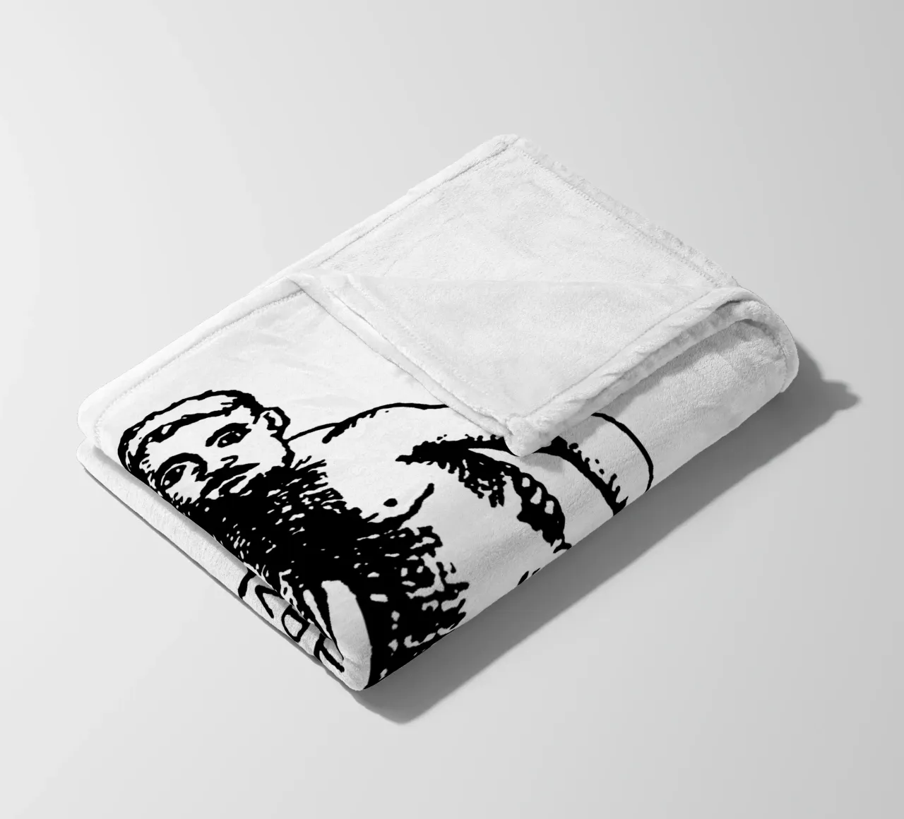 Silhouette Style Getdown Service Fleecedecke von igoshdesigns