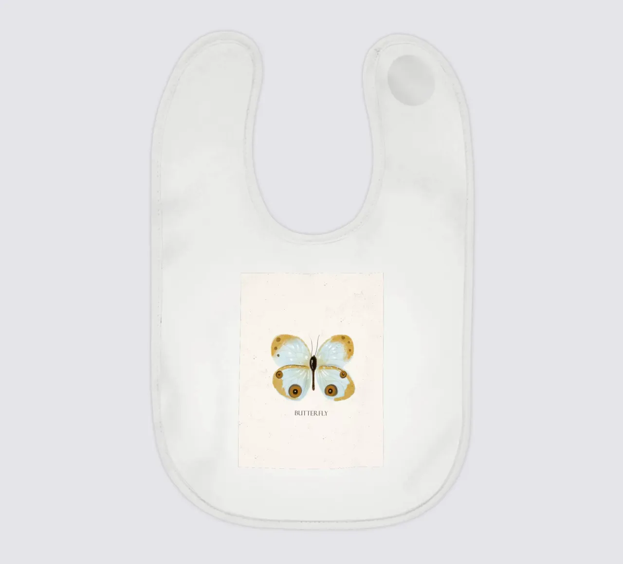 Vlinder baby slabbetje van Indigo Rain