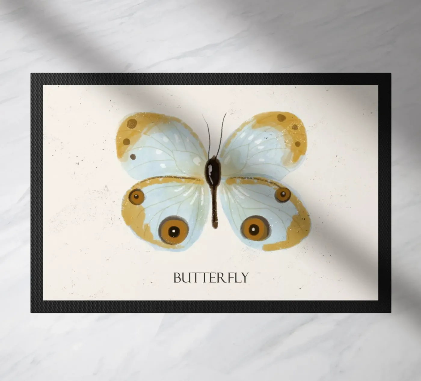 Butterfly Fußmatte von Indigo Rain