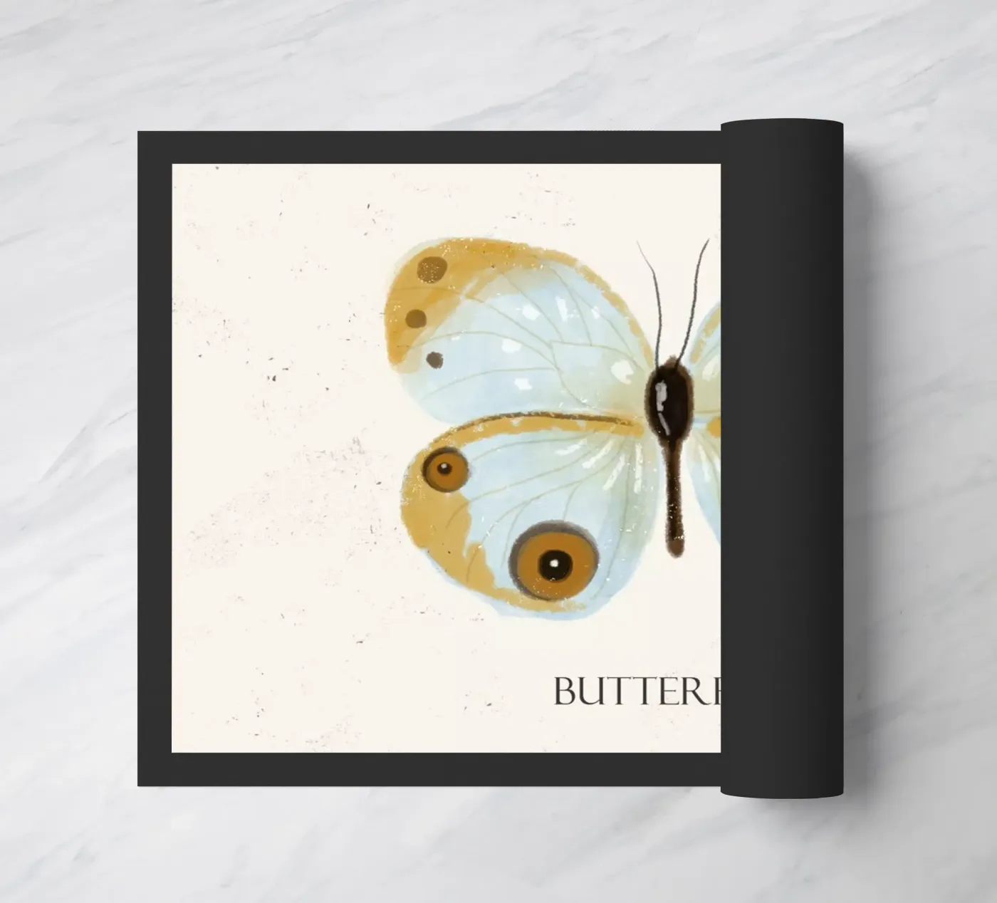 Butterfly Fußmatte von Indigo Rain