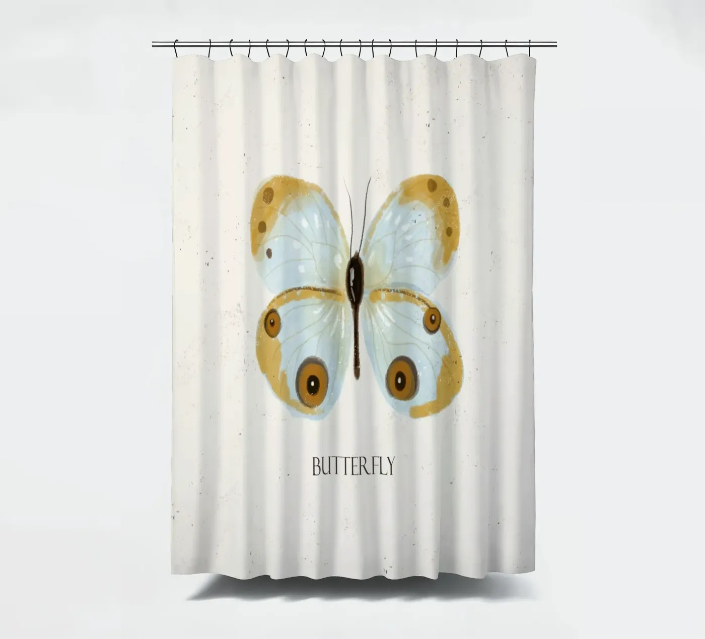 Farfalla tenda da doccia da Indigo Rain