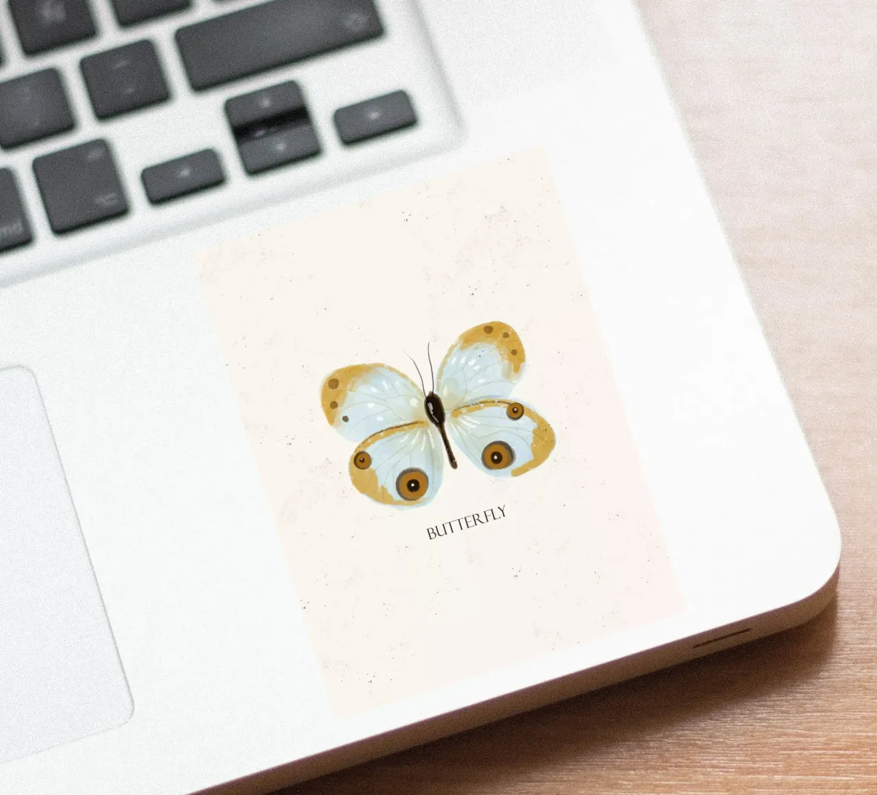 Farfalla adesivo da Indigo Rain